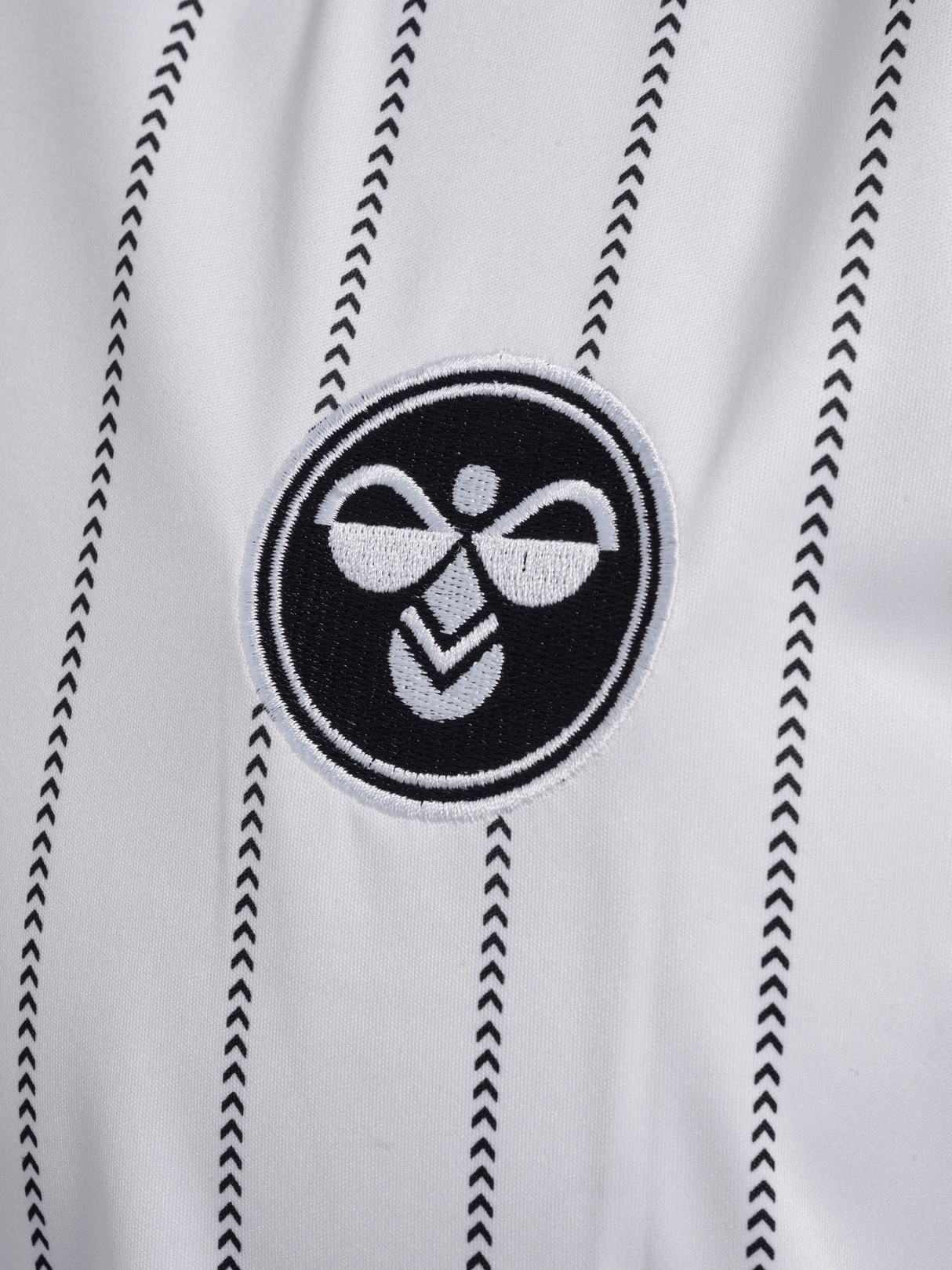 hummel Men's Chevron Pinstripe Polo Shirt-3