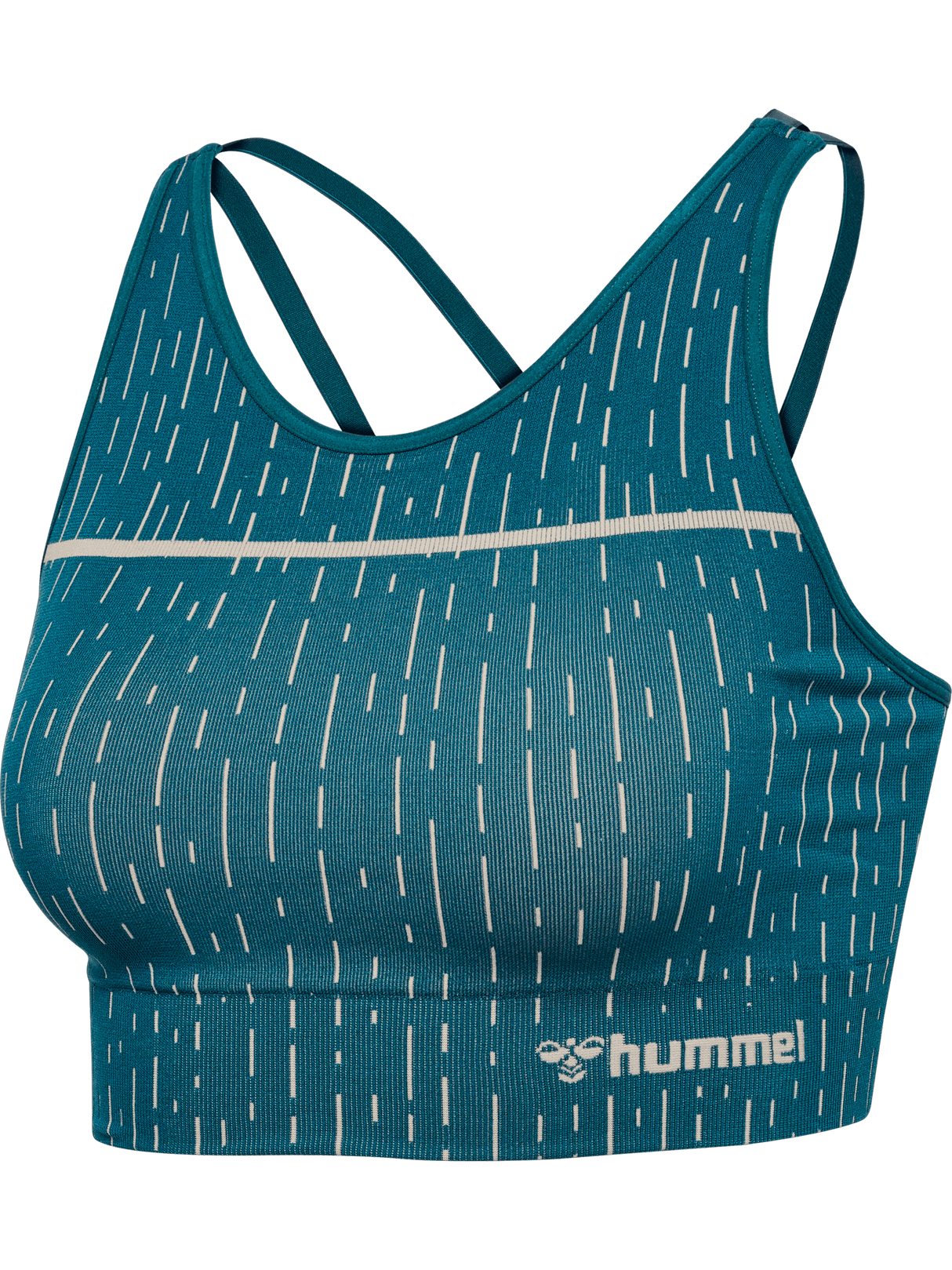 hummel Women's Mindful Training Drops Seamless Sports Bra-1