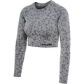 hummel Women's Mindful Training Pi Seamless Crop Long Sleeve T-Shirt-1