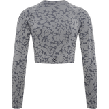 hummel Women's Mindful Training Pi Seamless Crop Long Sleeve T-Shirt-2