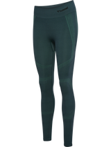 hummel Women's Mindful Training Power Seamless Mid Waist Tights-1