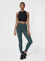 hummel Women's Mindful Training Power Seamless Mid Waist Tights-7