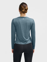 hummel Women's Mindful Training Aura Mesh Long Sleeve T-Shirt-6