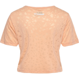 hummel Women's Mindful Training Iris Burnout Crop T-Shirt-2