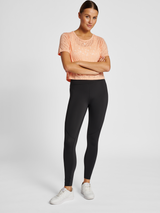hummel Women's Mindful Training Iris Burnout Crop T-Shirt-4