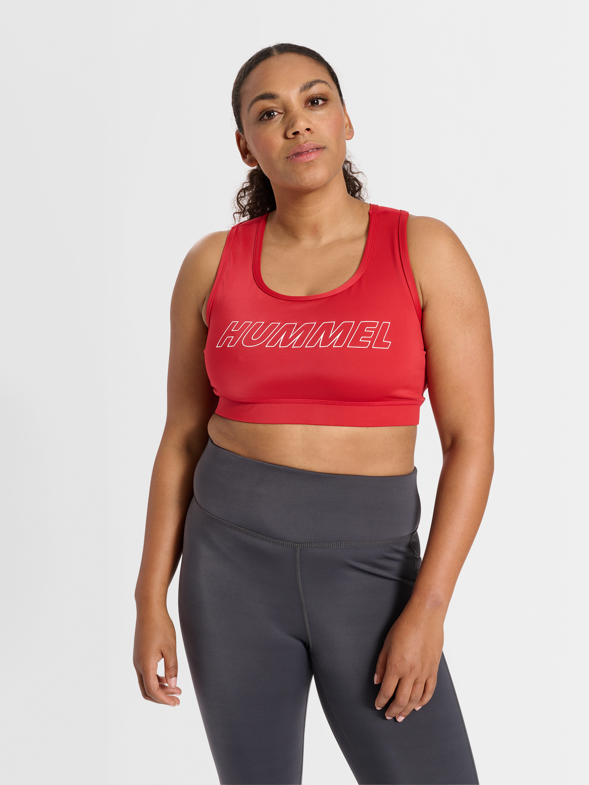 hummel Women's Training Essentials Curvy Sports Bra Plus-5