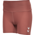 hummel Women's Training Essentials Tola High Waist Shorts-1
