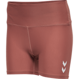hummel Women's Training Essentials Tola High Waist Shorts-1