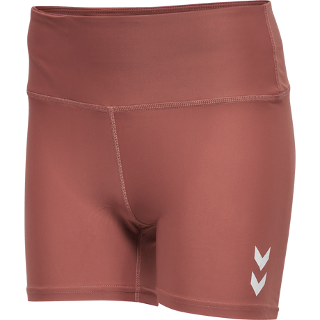 hummel Women's Training Essentials Tola High Waist Shorts-1