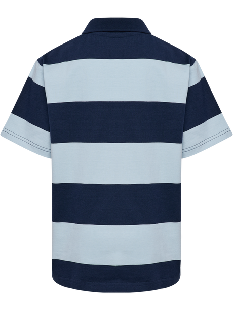hummel Youth Loose Striped Short Sleeve Polo Bee-2