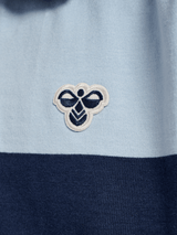 hummel Youth Loose Striped Short Sleeve Polo Bee-3