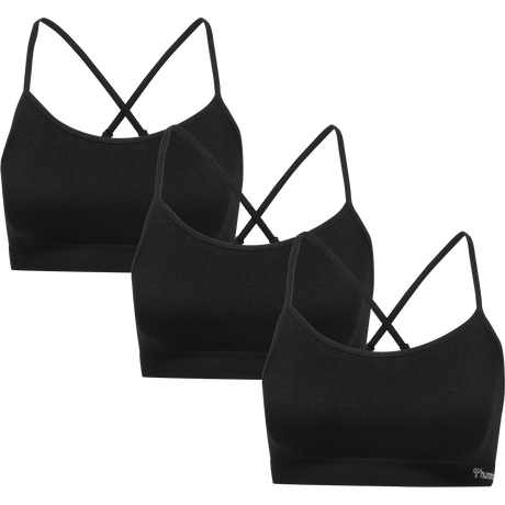 hummel Women's Juno 3 Pack Seamless Bra-1