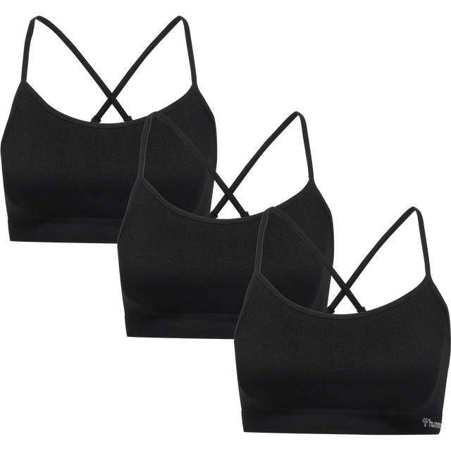 hummel Women's Juno 3 Pack Seamless Bra-1