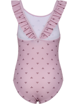 hummel Youth Bee AOP Frill Swimsuit-2