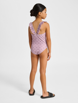 hummel Youth Bee AOP Frill Swimsuit-4