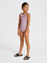hummel Youth Bee AOP Frill Swimsuit-5
