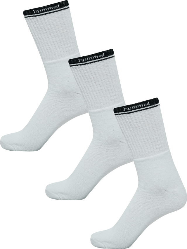 hummel Unisex 3-Pack Hummel Stripe Crew Sock-1
