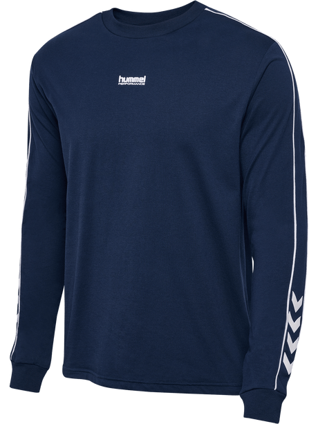 hummel Men's Pulse Piping Long Sleeve T-Shirt-1