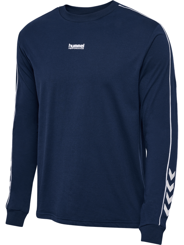 hummel Men's Pulse Piping Long Sleeve T-Shirt-1