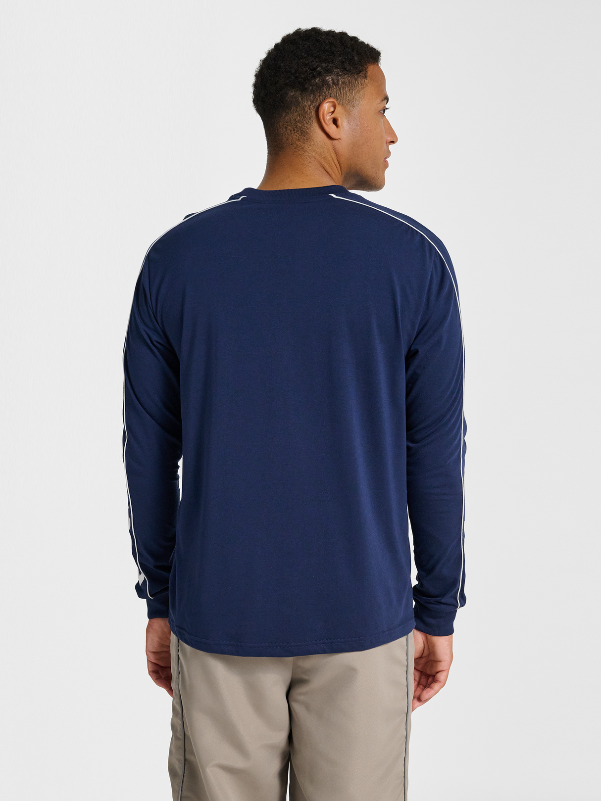 hummel Men's Pulse Piping Long Sleeve T-Shirt-5