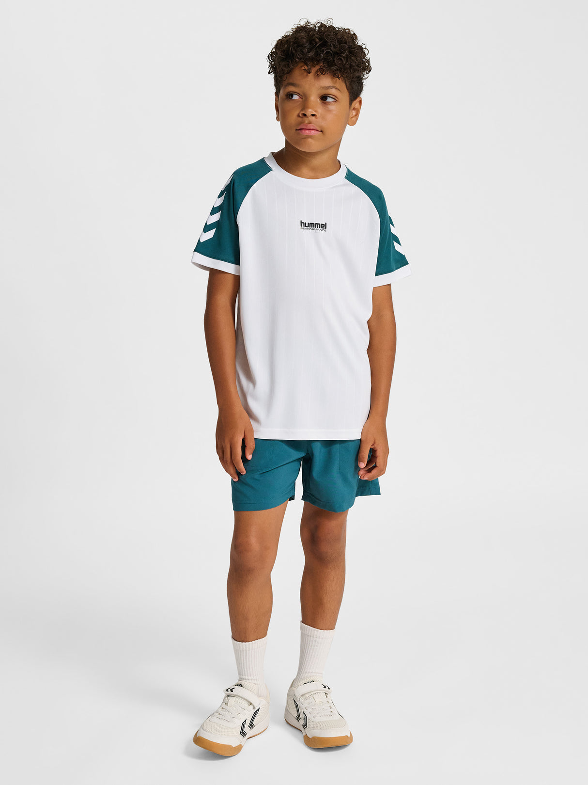 hummel Youth Stripe Short Sleeve T-Shirt-7