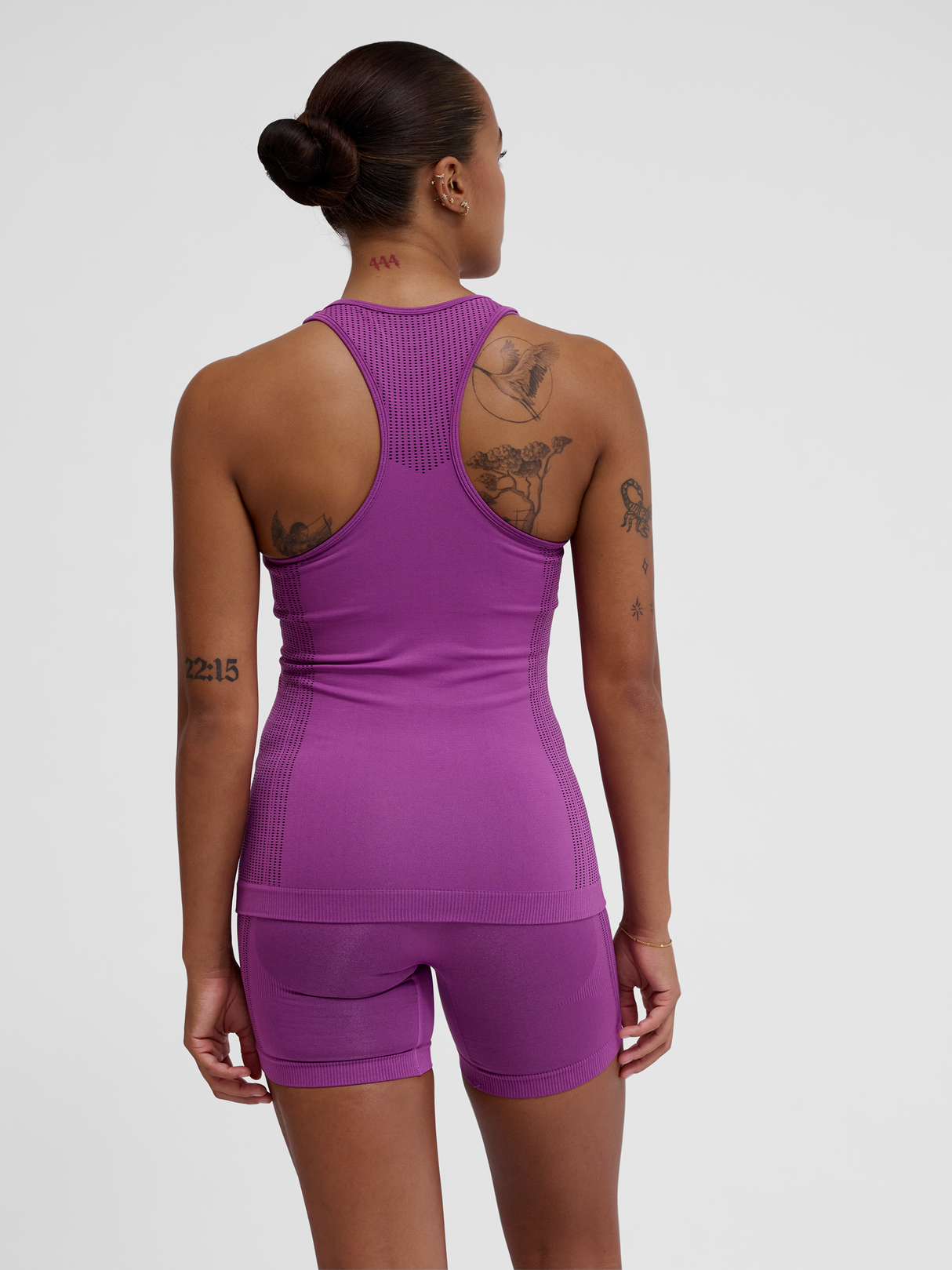 hummel Women's Mindful Training Shaping Seamless Tank Top-4