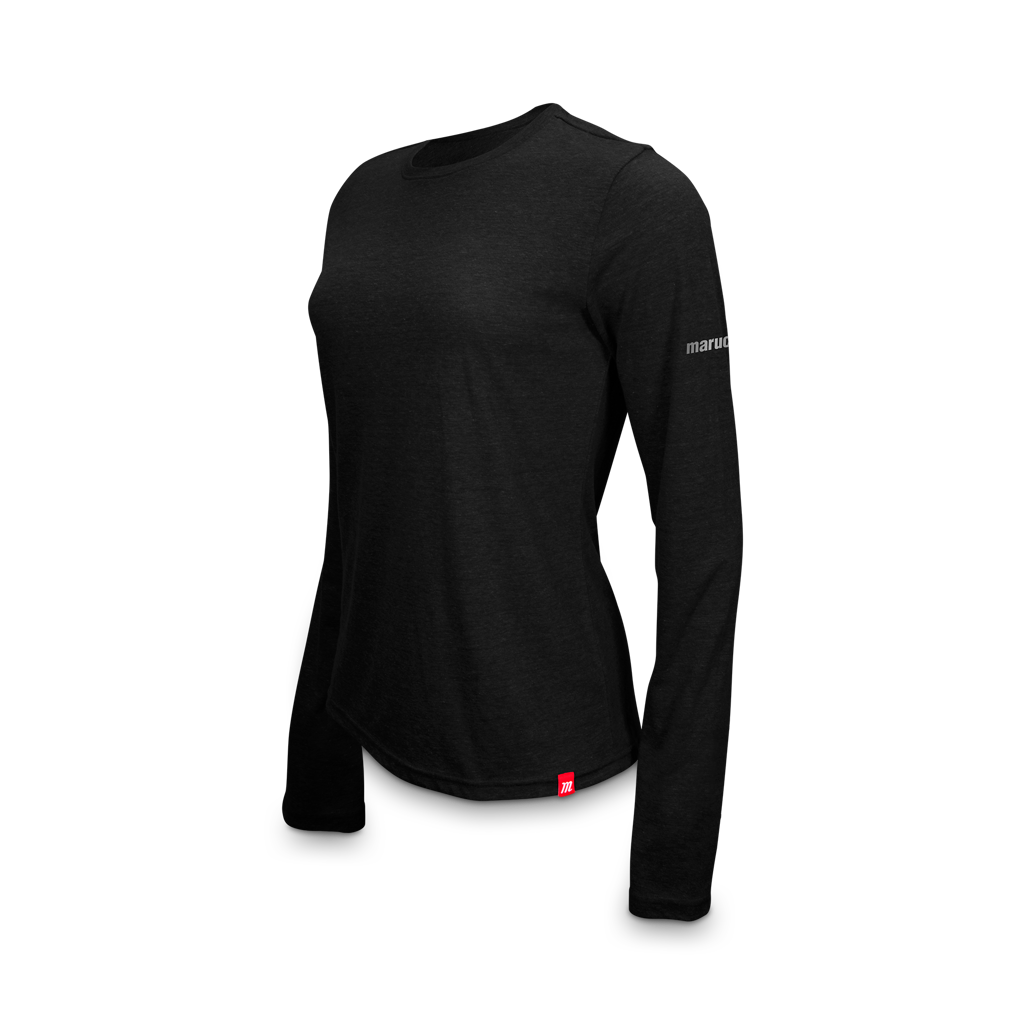 Marucci Women's Long-sleeve Tri-blend Crew