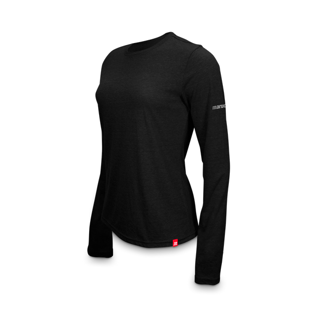 Marucci Women's Long-sleeve Tri-blend Crew