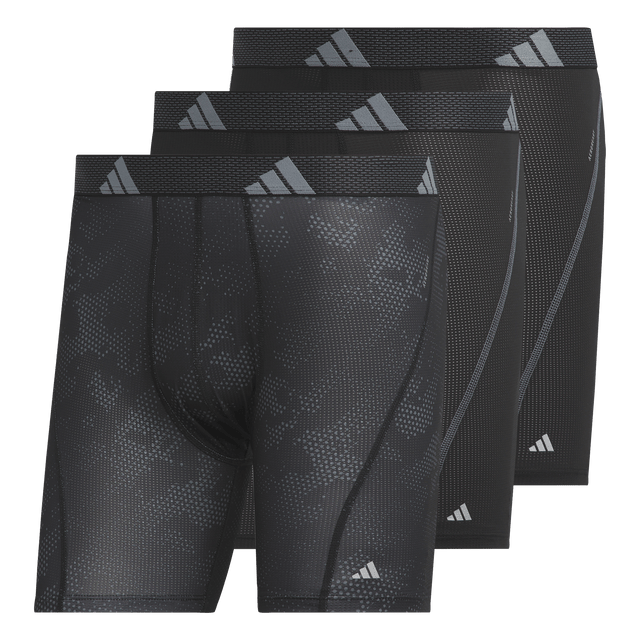adidas Men's Performance Mesh Graphic 3-Pack Boxer Brief-1