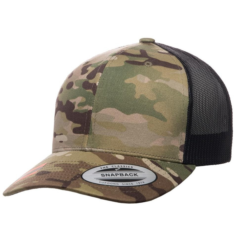 Yupoong Classics  Multicam Retro Trucker Cap-1