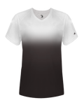 Badger Women's Ombre V-Neck Tee