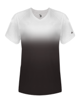 Badger Women's Ombre V-Neck Tee
