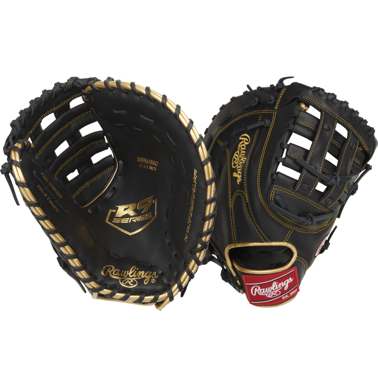 Rawlings R9 12.5" Baseball First Base Baseball Mitt