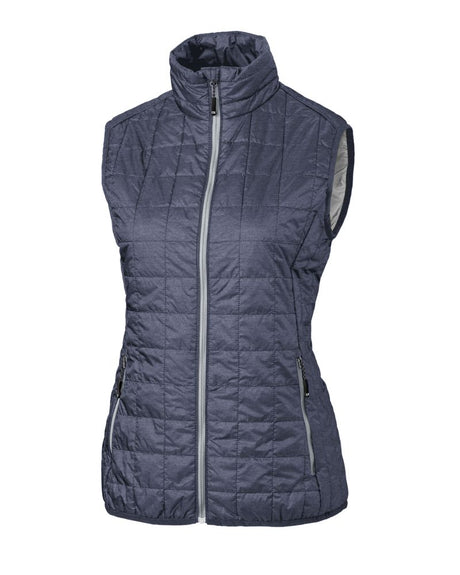 Cutter & Buck Women's Rainier Recycled Insulated Puffer Full Zip Vest
