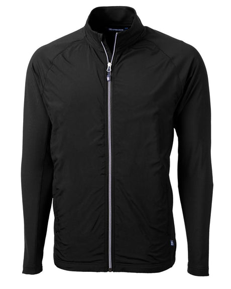 Cutter & Buck Men's Adapt Recycled Soft Knit Stretch Hybrid Full Zip Jacket