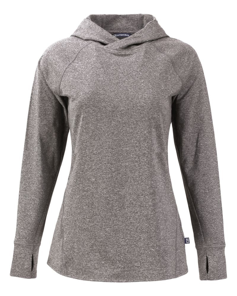 Cutter & Buck Women's Adapt Recycled Soft Knit Stretch Hooded Pullover