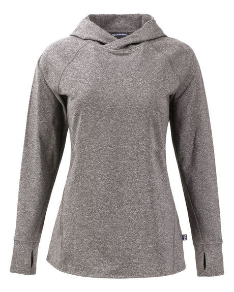 Cutter & Buck Women's Adapt Recycled Soft Knit Stretch Hooded Pullover