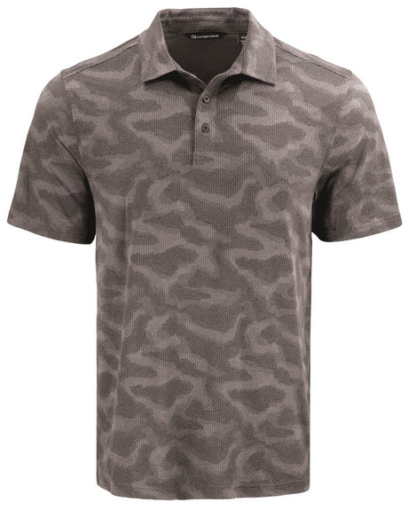 Cutter & Buck Men's Coastline Recycled Double Peached Camo Print Polo