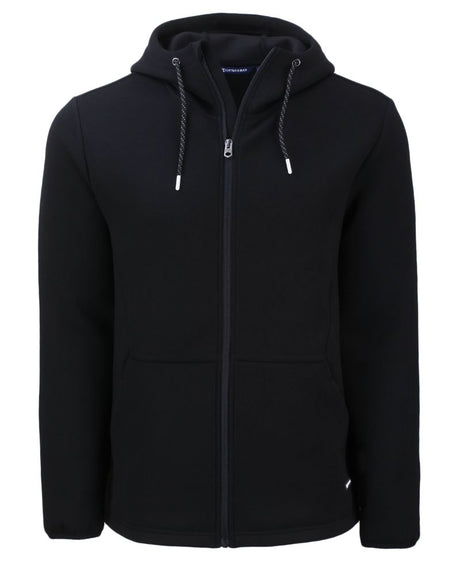 Cutter & Buck Men's Roam Recycled Buttery-Soft Knit Full Zip Hooded Jacket