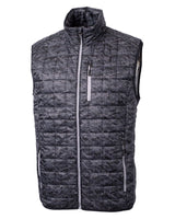 Cutter & Buck Men's Rainier Recycled Insulated Printed Puffer Full Zip Vest