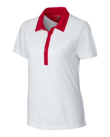 Clique Women's Parma Colorblock Tech Jersey Polo