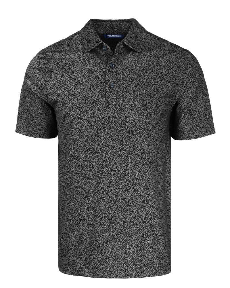 Cutter & Buck Men's Pike Recycled Pebble Print Polo