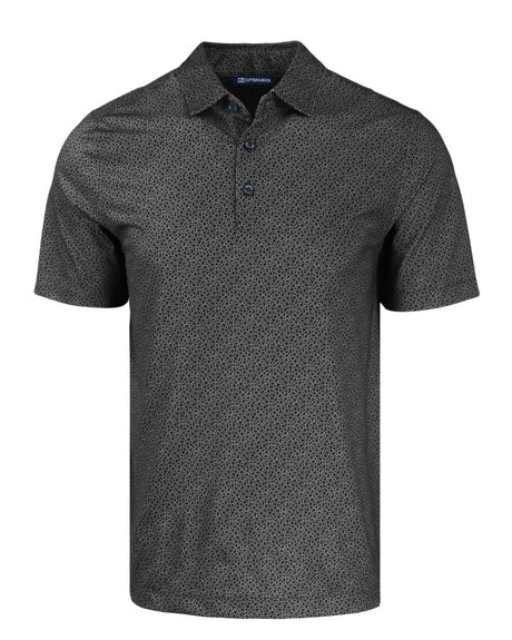 Cutter & Buck Men's Pike Recycled Pebble Print Polo