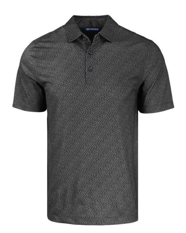 Cutter & Buck Men's Pike Recycled Pebble Print Polo