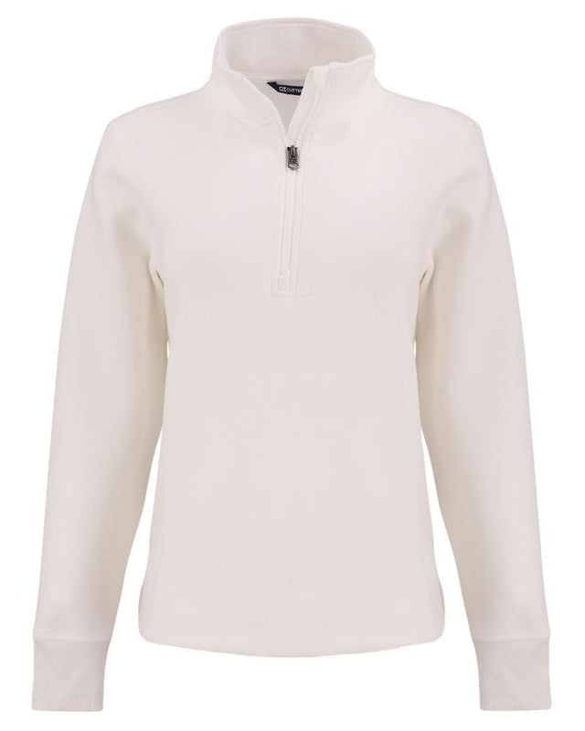 Cutter & Buck Women's Roam Recycled Buttery-Soft Knit Quarter Zip Pullover