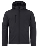 Clique Men's Equinox Insulated Softshell Full Zip Hooded Jacket