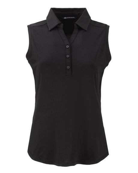 Cutter & Buck Women's Forge Recycled Four-Way Stretch Sleeveless Polo