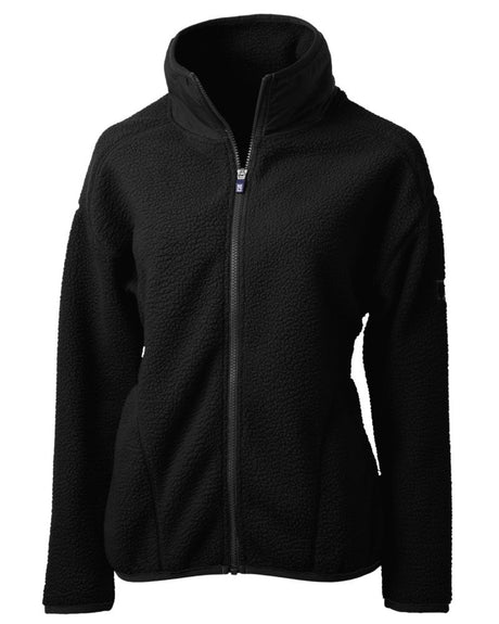 Cutter & Buck Women's Cascade Epic Comfort Recycled Sherpa Fleece Full Zip Jacket