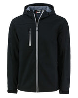 Clique Men's Telemark Recycled Stretch Softshell Full Zip Hooded Jacket