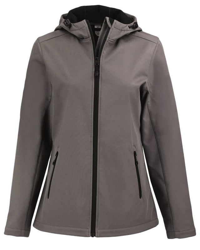 Clique Women's Tempo Recycled Stretch Softshell Full Zip Hooded Jacket